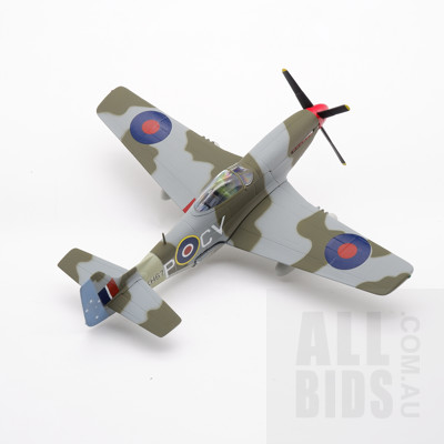 Franklin Mint Precision Models Armour Collection Diecast 1:48 P-51 MUSTANG in Original Display Box