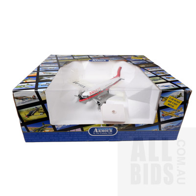 Franklin Mint Precision Models Armour Collection Diecast 1:48 Ansett Airways Plane in Original Display Box