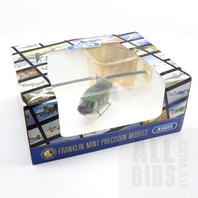Franklin Mint Precision Models Armour Collection Diecast 1:48 UH1 Huey in Original Display Box