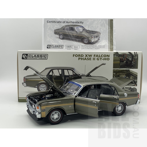 Classic Carlectables Ford XW Falcon Phase II GT-HO Reef Green 405/500 1:18 Scale Model Car