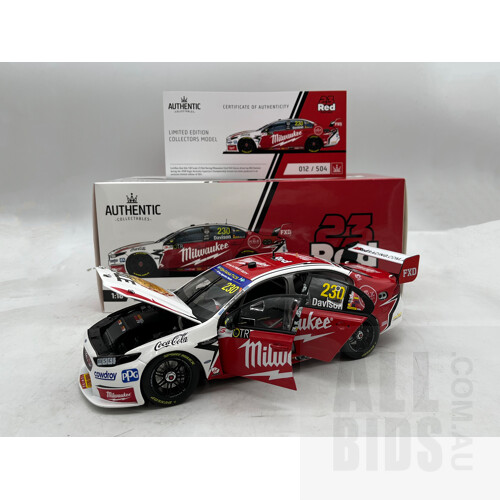 Authentic Collectables - 2018 Ford FGX Falcon Red Racing Milwawkee - 012/504 - 1:18 Scale Model Car