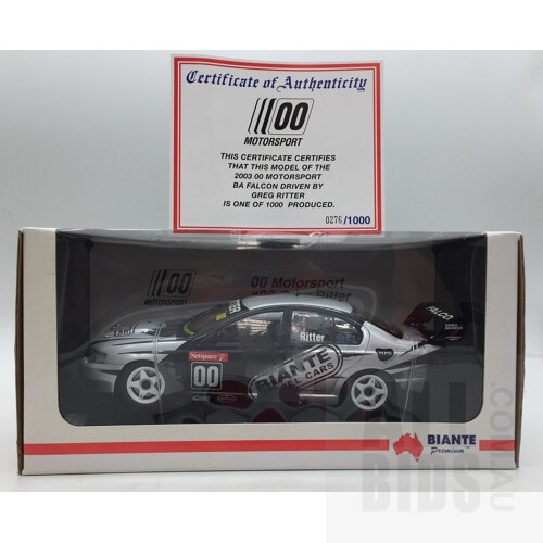 Biante - 2003 BA Falcon 00 Motorsports -276/1000 - 1:18 Scale Model Car