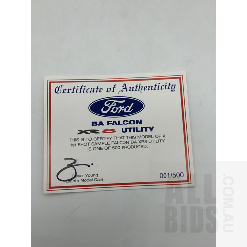 Biante Ford BA Falcon Utility 001/500 1:18 Scale Model Car