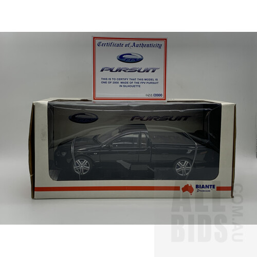 Biante Ford BA Falcon Pursuit Utility Silhouette 451/2000 1:18 Scale Model Car