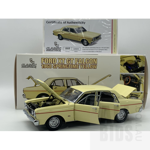 Classic Carlectables Ford XT GT Falcon 643/1000 1:18 Scale Model Car
