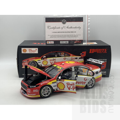 Biante Ford Falcon FGX Shell V-Power Racing Team 194/1404 1:18 Scale Model Car