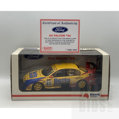 Biante Ford AU XR8 Falcon Team Betta Electrical332/2000 1:18 Scale Model Car