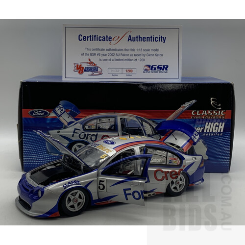 Classic Carlectables 2002 Ford Credit AU Falcon 132/1200 1:18 Scale Model Car
