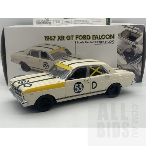 Classic Carlectables 1967 Ford XR GT Falcon 184/2000 1:18 Scale Model Car