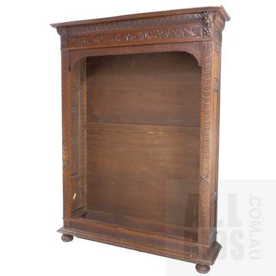 Oak Tudor Style Bookcase, Late 19th Century - Early 20th century