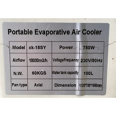 XK-18SY Portable Evaporative Cooler