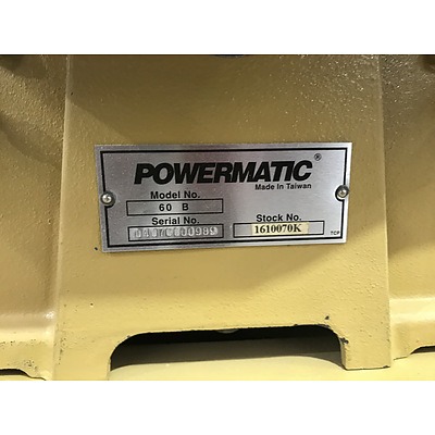 Powermatic 60 B 8 Inch Jointer