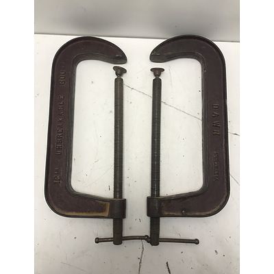 Dawn 300mm Unbreakable G Clamps -Lot Of Two