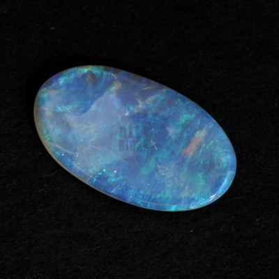 Solid White Crystal Opal, Oval, 1.5ct
