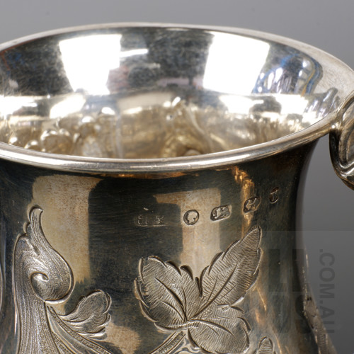 Victorian Sterling Silver Christening Mug, Birmingham 1870, 65g