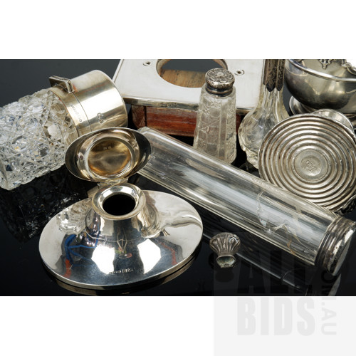 A Melange of Sterling Silver Items, All Hallmarked, All with Faults