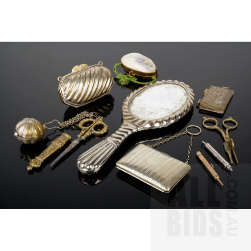 A Melange of Antique Brass and Objects of Virtu