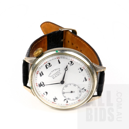 Rare Russian Gostrest Tochmech Moscow Mens Wristwatch Commissioned By People's Commissariat of Railways