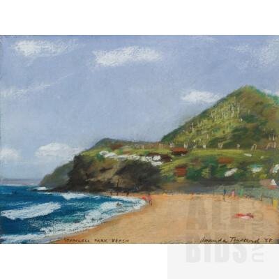 Amanda Townsend (b.1961), 'Stanwell Park Beach,' 1988, Pastel, 20.5x27.5cm (image size)