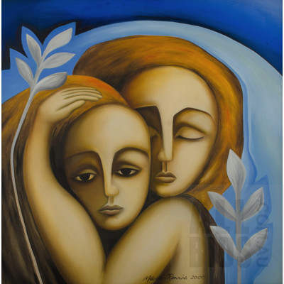 Marian Rennie, 'Unspoken,' 2000, Acrylic on Canvas, 62x62cm