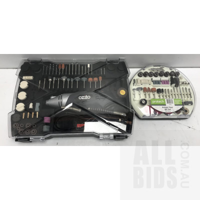 Ozito Rotary Tool Kit With Accessories