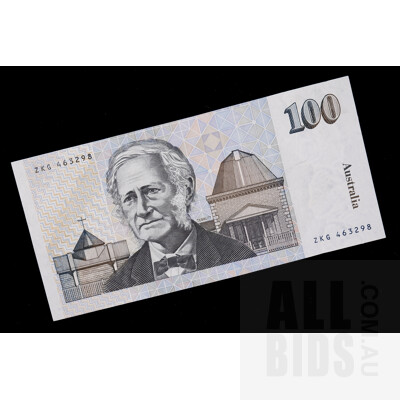 $100 1985 Fraser Cole Australian One Hundred Dollar Banknote R613 ZKG463298