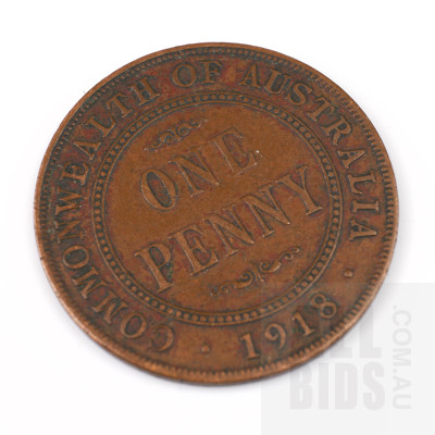 1918 Australian Penny