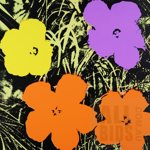 After Andy Warhol, Flowers 11.67 (2018), Screenprint on Museum Board, Published by Sunday B. Morning, 90 x 90 cm
