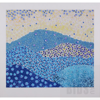 Danielle Sullivan, Serene Fields, Giclee Print, Edition 7/50, 48 x 54 cm (image size)