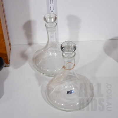 Pair Ships Decanters