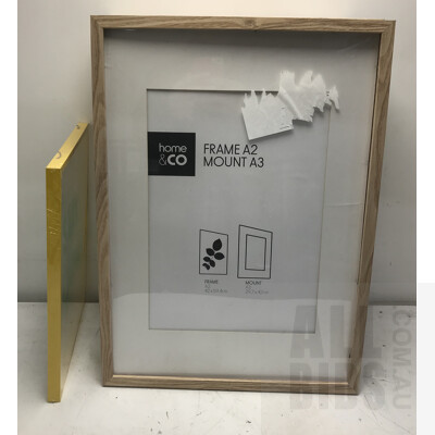 Honme&Co and Anko A2 Picture Frames -Lot Of Six