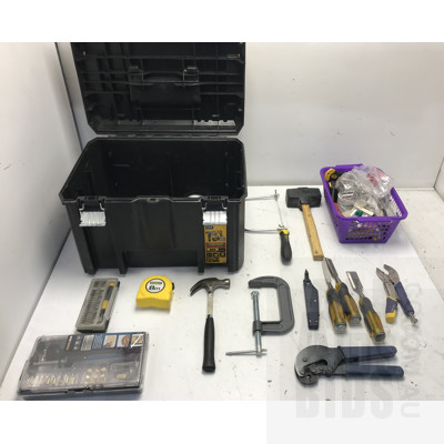 Dewalt Tool Box With Assorted Hand Tools