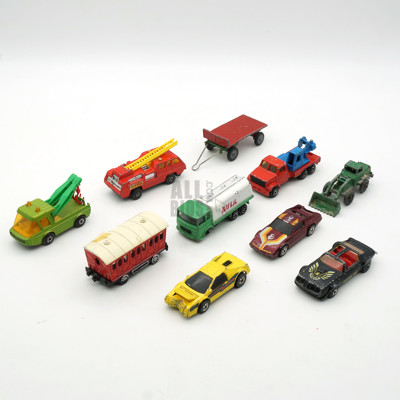 Collection of Vintage Hot Wheels, Matchbox, Majorette and Fun Ho Model Cars, Including Two 1982 Hot Wheels Models 