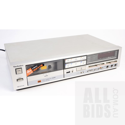 Vintage Dolby Technics M235X Stereo Cassette Deck 2 Motor MX Tape Player