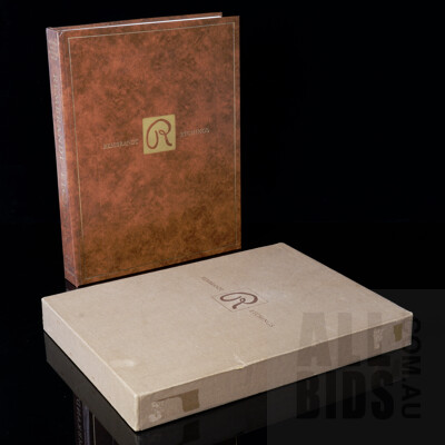 Large Reference Book - rembrandt etchings, From Pushkin Museum Moscow - with Slip Case