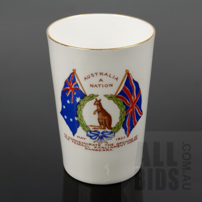Aynsley Opening of Parliament House 1927 Porcelain Cup