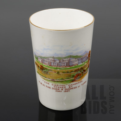 Aynsley Opening of Parliament House 1927 Porcelain Cup