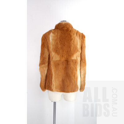 Vintage Lappin/Rabbit Jacket with Mandarin Collar - Made in Hong Kong for Fur Factory Melbourne