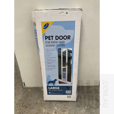 Pet Door For Patio & Sliding Door