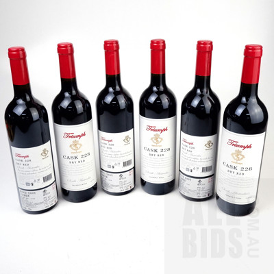 Triumph Wines South Australia Cask 228 Dry Red  - Case of Six Bottles (6)