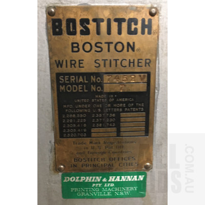 Bostich 7, Wire Stitcher