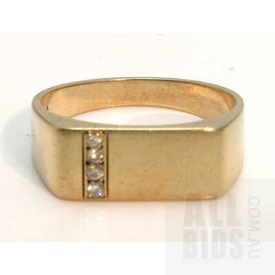 9ct Gold Signet Style Ring