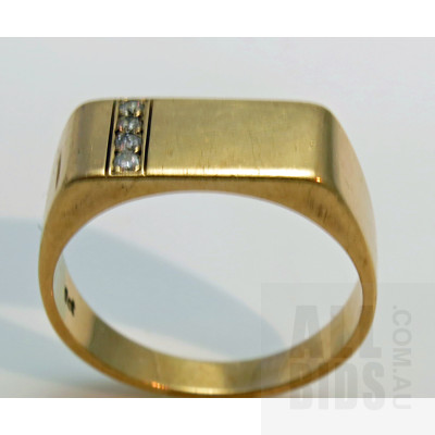9ct Gold Signet Style Ring