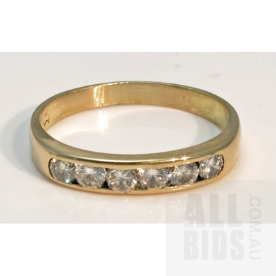 18ct Gold Half-Carat Diamond Ring