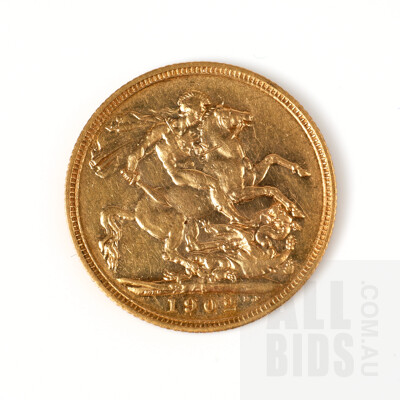 1902 Gold Sovereign