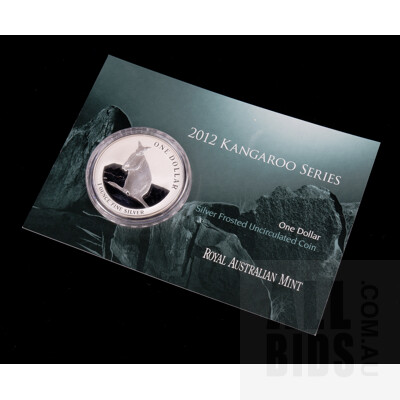 2012 Kangaroo Series $1 1oz Five Silver Coin