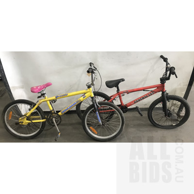 DK and Mongoose BMX Bikes