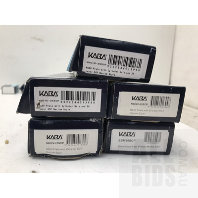 Kaba Lock Hardware Sets -Lot Of Five