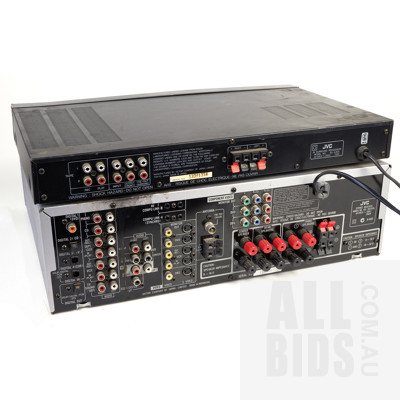JVC RX-7022V Audio/Video Control Receiver and JVC SU-A400 AV Surround Processor