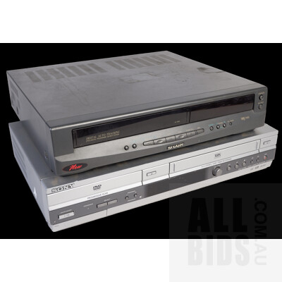 Sony SLV-D985p DVD/VCR Player and Sharp VC-B20 VHS Digital Programme Search Engine